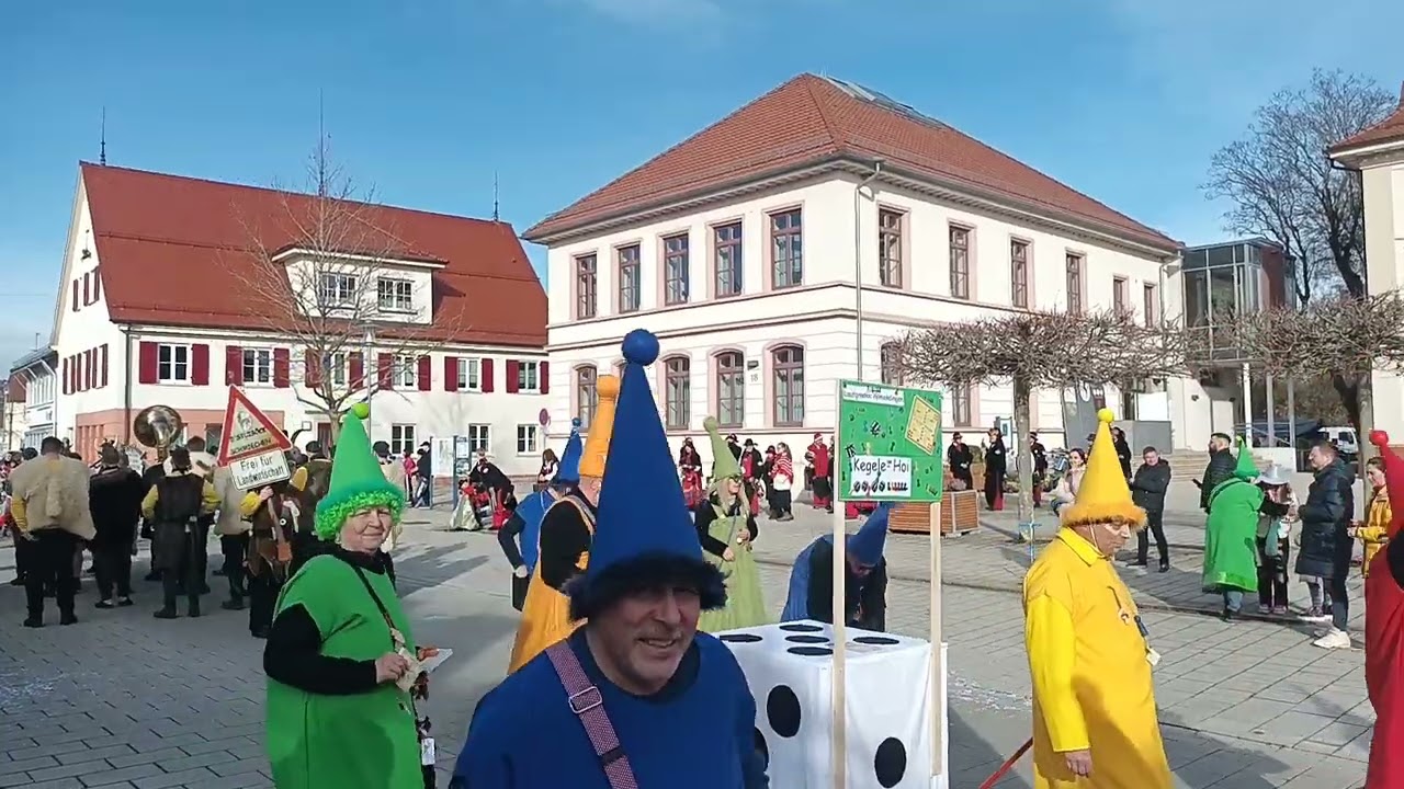 Umzug beim Karneval in Allmendingen.
