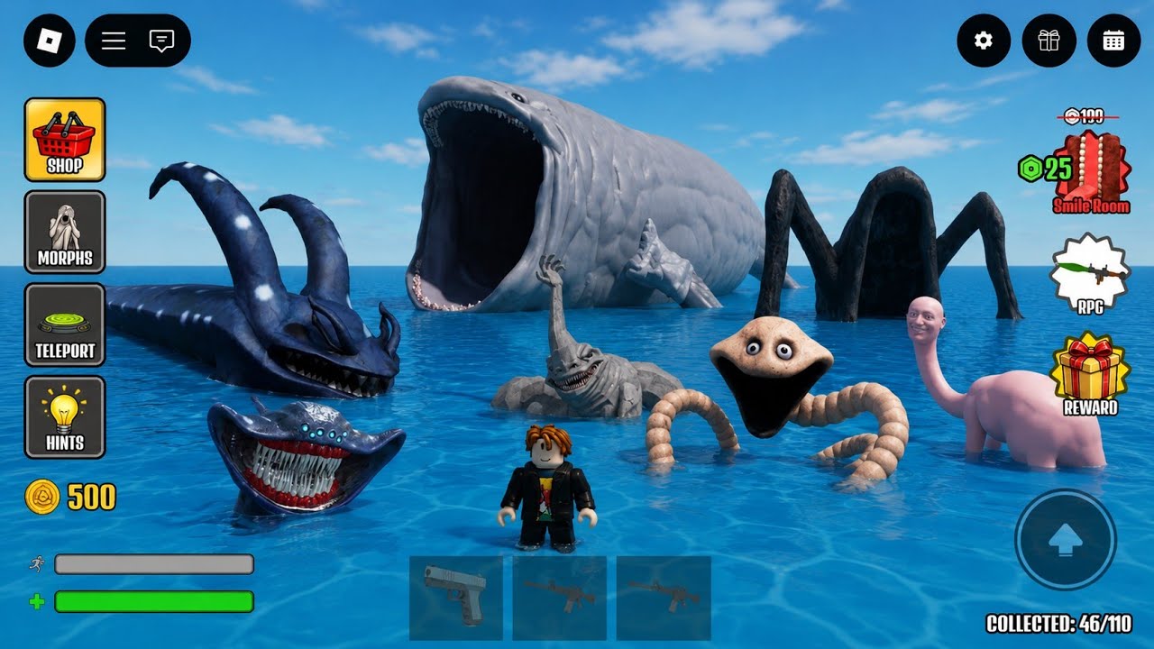 Sea Monster Update! How To Get All 7 New Morphs in SCP Morph - Roblox