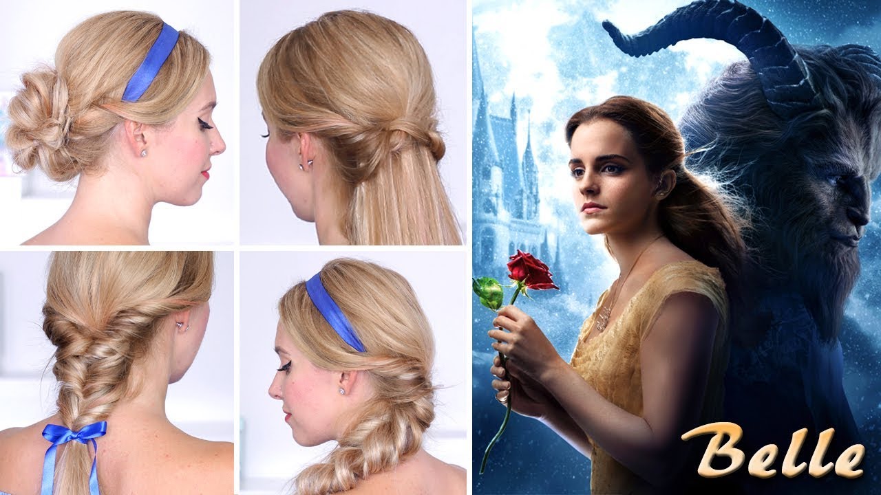La belle et la bête 🌹 Tuto coiffure pour tous les jours 🌹 Emma Watson