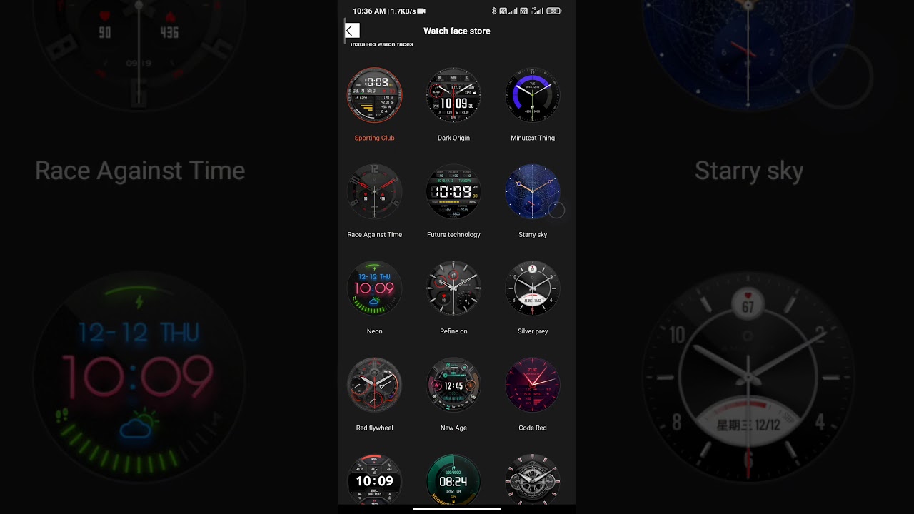 Amazfit Verge - Watch Faces