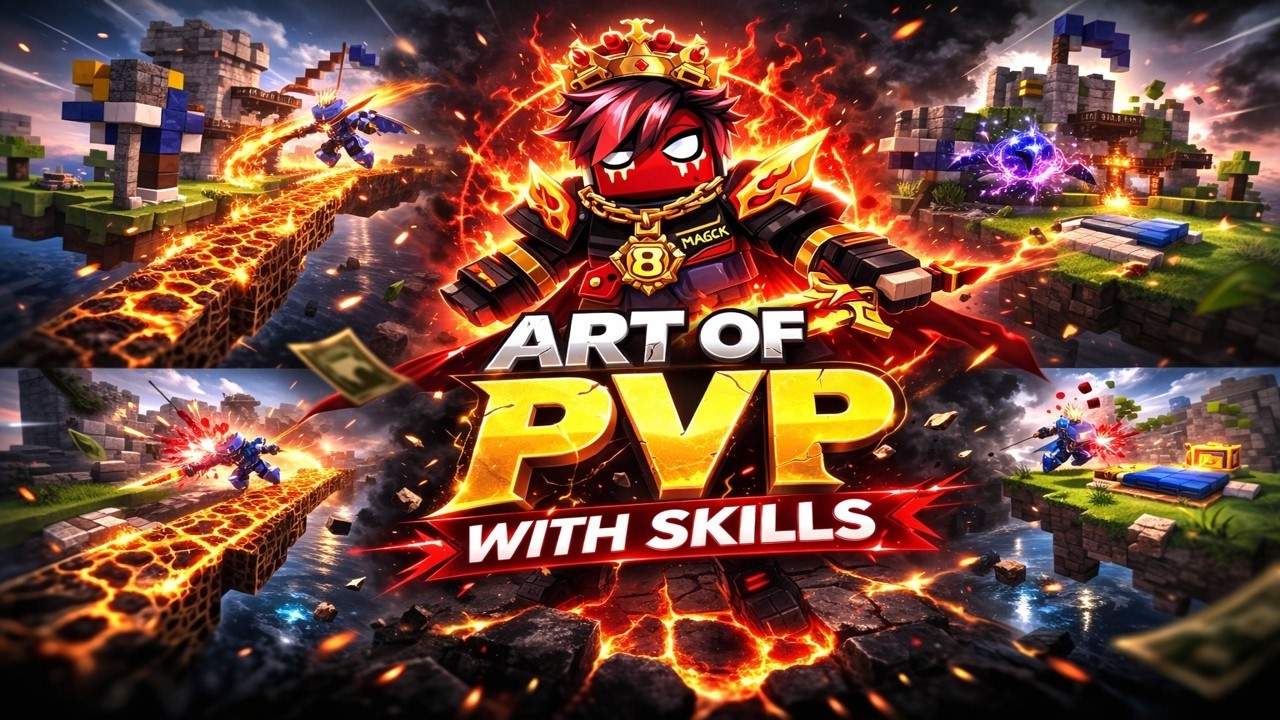 The ART of PvP in Blockman Go 🔥 (REAL SKILLS)