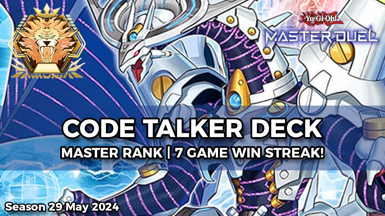 7-0 Streak! Code Talker Deck (Diamond-Master) Season 29 - Yu-Gi-Oh! Master Duel