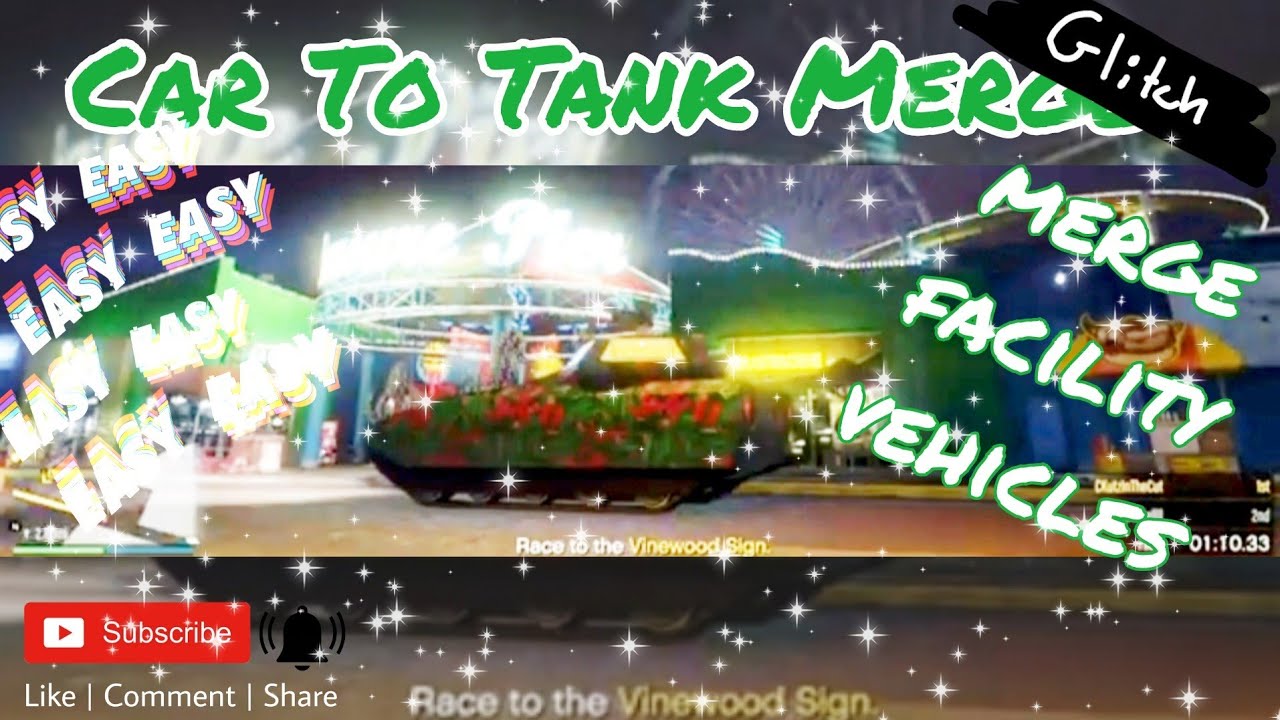 Car to Tank Merge or facility special vehicles