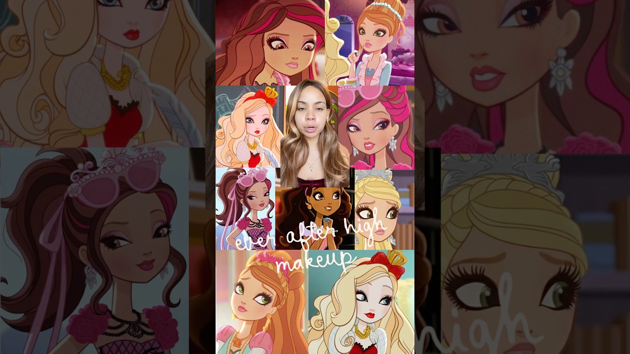 Подробный макияж в стиле Ever After High #everafterhigh #сказочнаяэстетика #кукольныймакияж #фэнт...