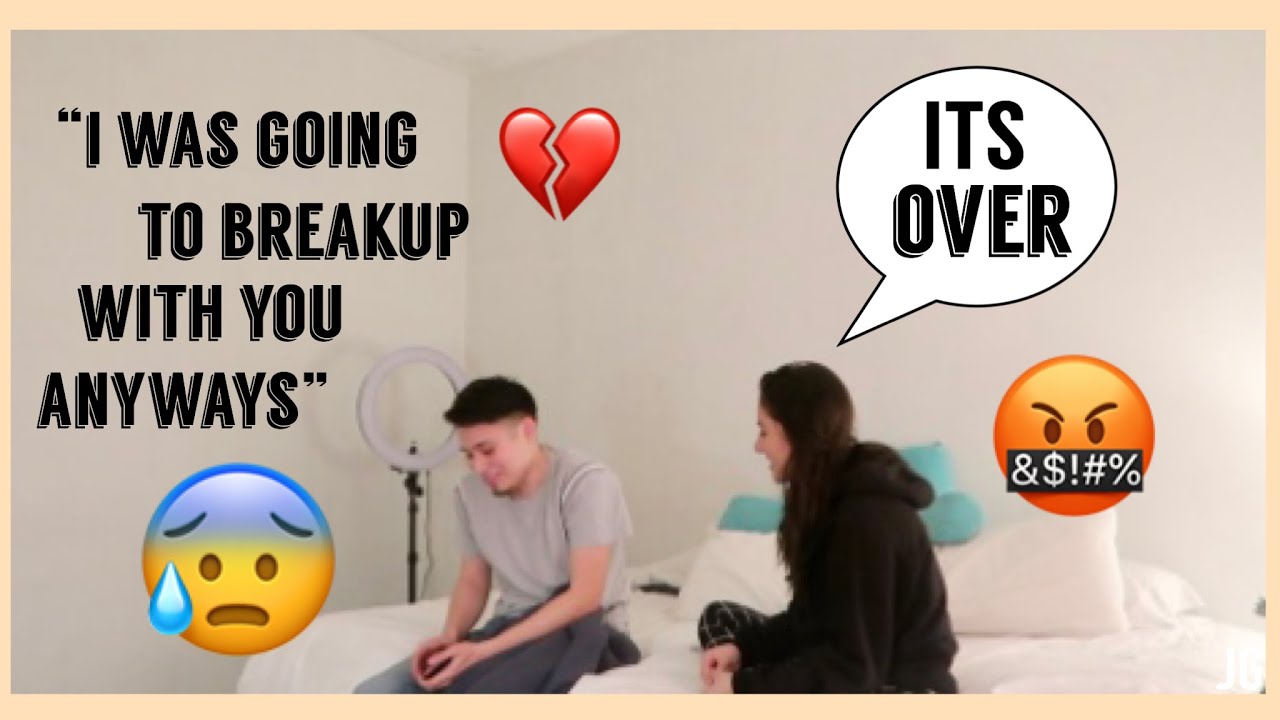 BREAKUP PRANK ON BOYFRIEND! *BACKFIRED*