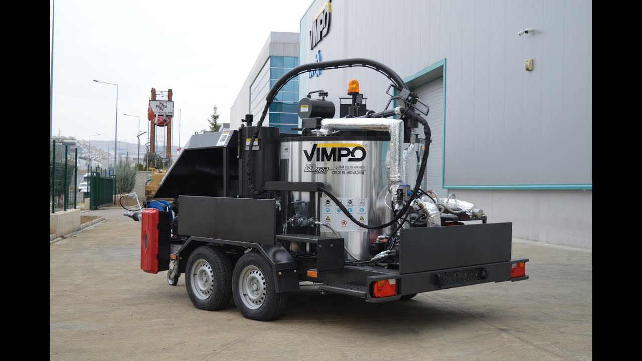 Vimpo VCF Series Crack Filling Application / Vimpo VCF Serisi Çatlak Dolgu Makinesi Uygulaması