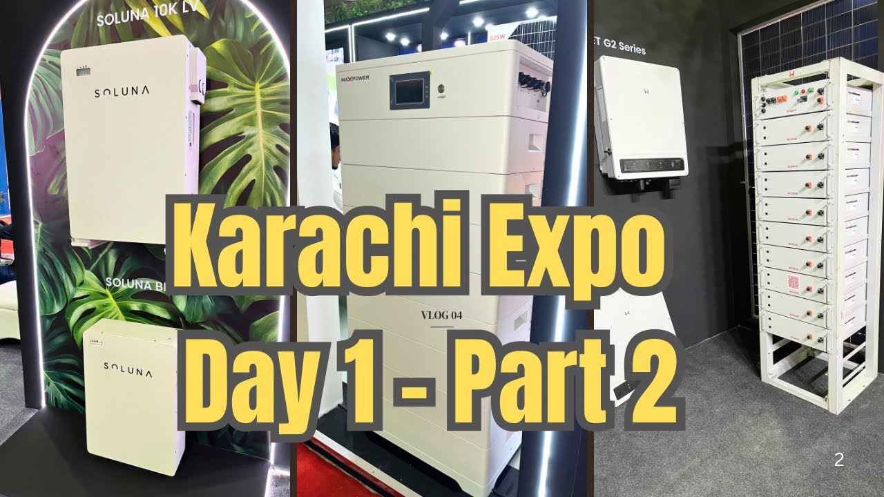 ISEM KARACHI SOLAR EXPO MAXPOWER GOODWE AUXSOL FOX SUNFLX