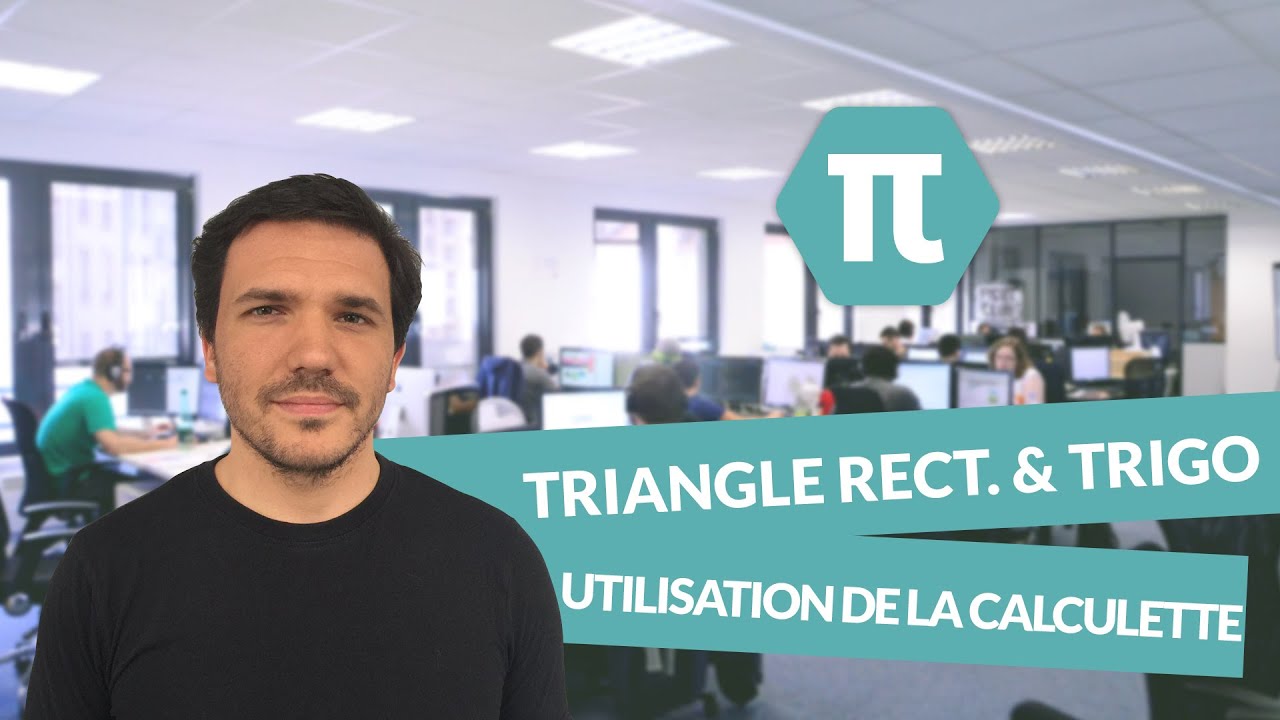 Triangle rectangle et trigonométrie: Utilisation de la calculatrice – Mathématiques - 3ème