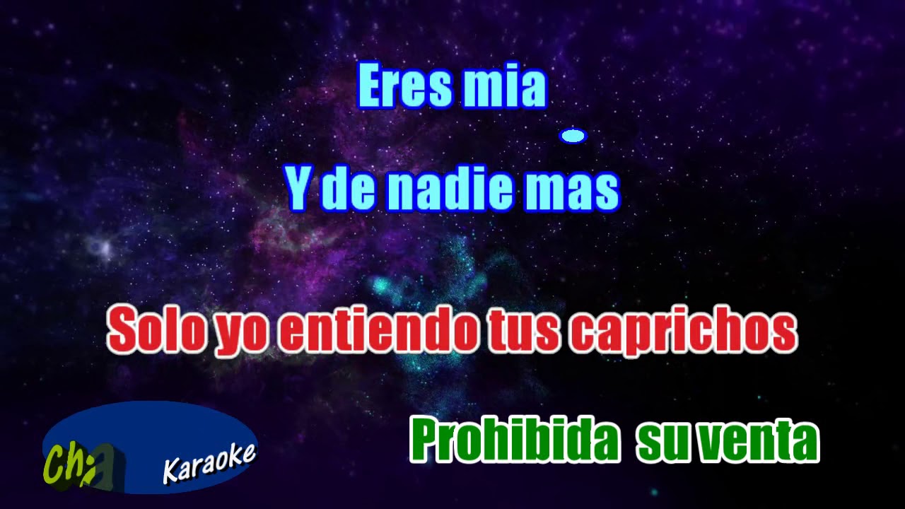 Santamarta   Eres Mia Karaoke