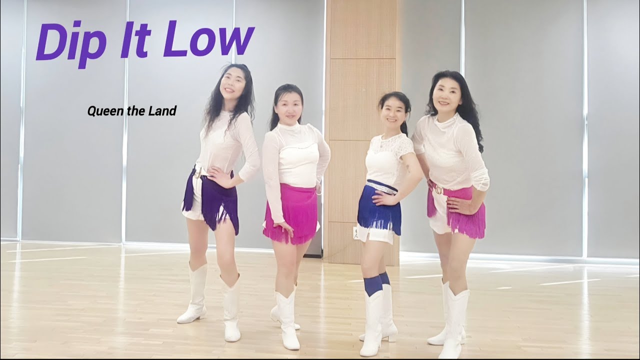 Dip It Low Line Dance |High Improver|Queen the Land Line Dance |경기광주라인댄스 |#퀸더랜드라인댄스 #퀸더랜드Q 
