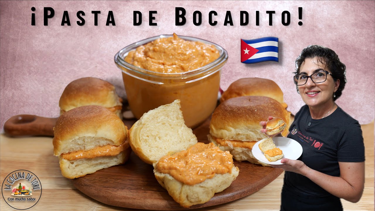 ✨ Pasta de Bocadito de Jamón! Cubana! ✨ Receta Fácil y Tradicional.