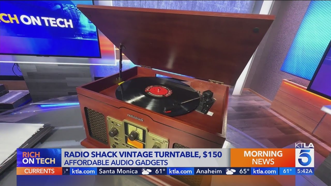 Radio Shack is back with a vintage turntable (plus other audio gadgets!)