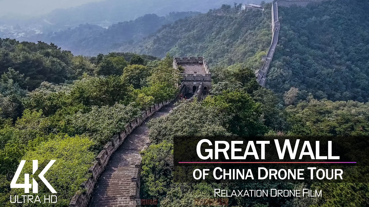【4K】¼ HOUR DRONE FILM: «The Great Wall of China» 🔥🔥🔥 Ultra HD 🎵 Chillout (2160p Ambient UHD TV)