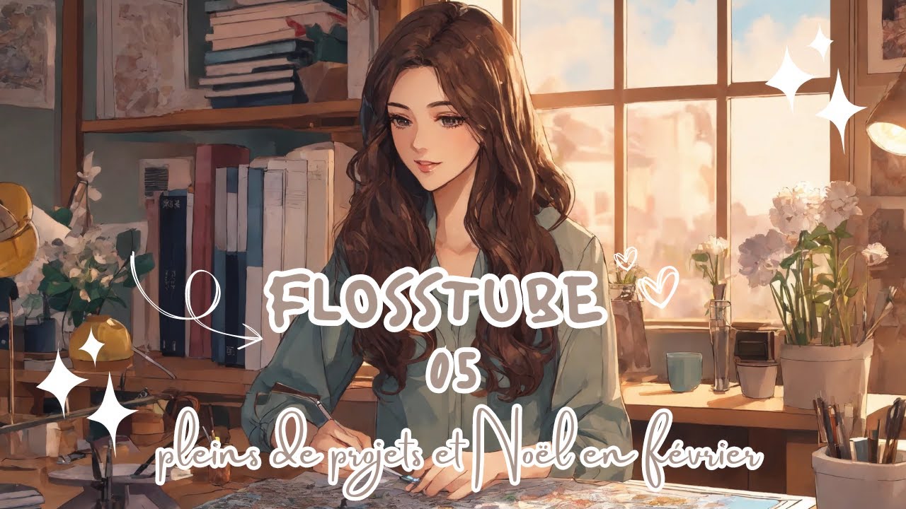 flosstube 05 : pleins de projets , Noël en février