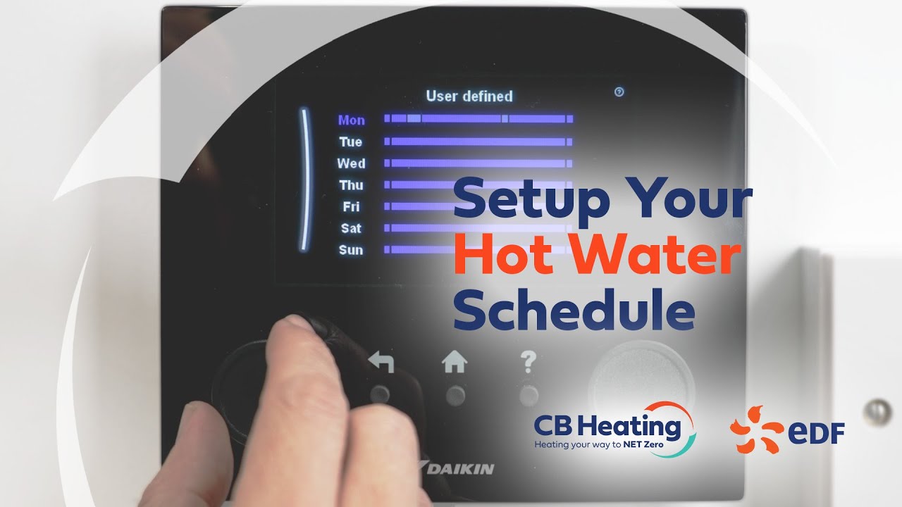 Hot Water Scheduling (Daikin Controller)