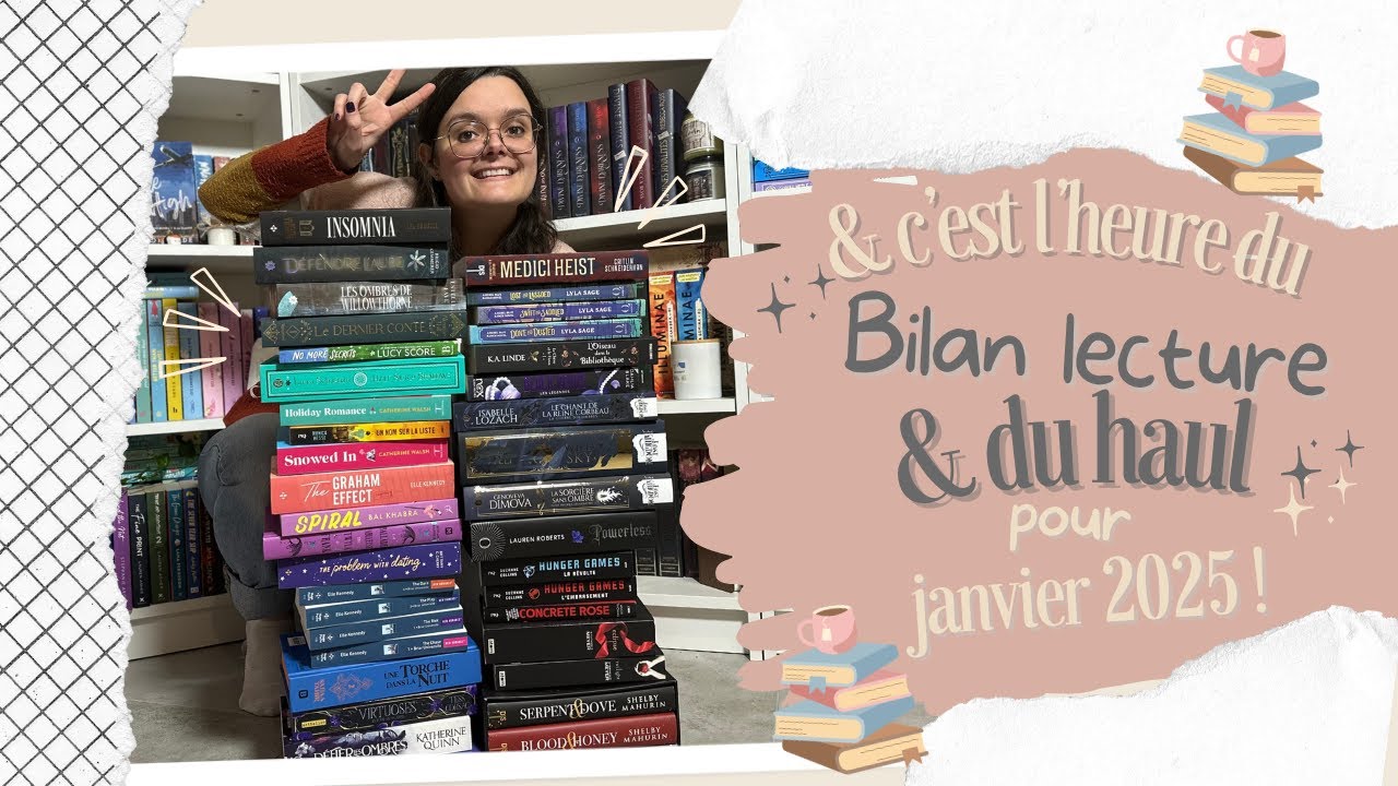 Je claque trop d'argent dans les bouquins : voici mon bilan & haul de janvier 2025 ! 👀📚