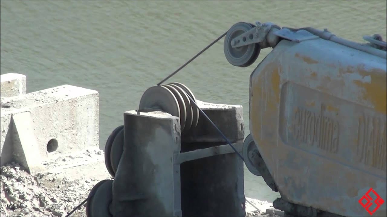 Wire Sawing in Indiana (Madison Bridge) [Concrete Cutting & Breaking Co]