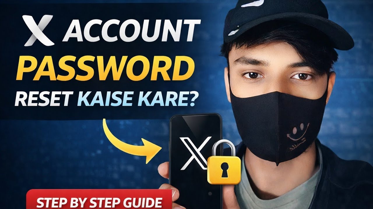 X account ka password kaise reset kare || How to reset X account password 2026 