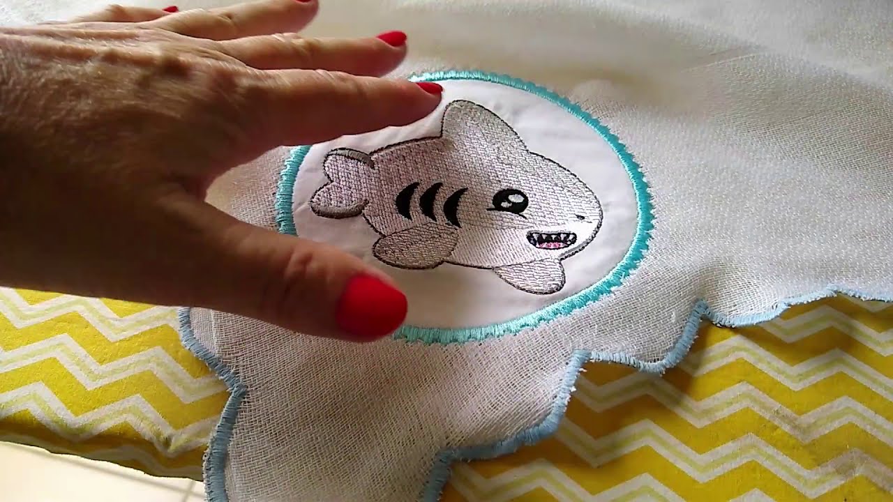 Fazendo um aplique em Fralda
