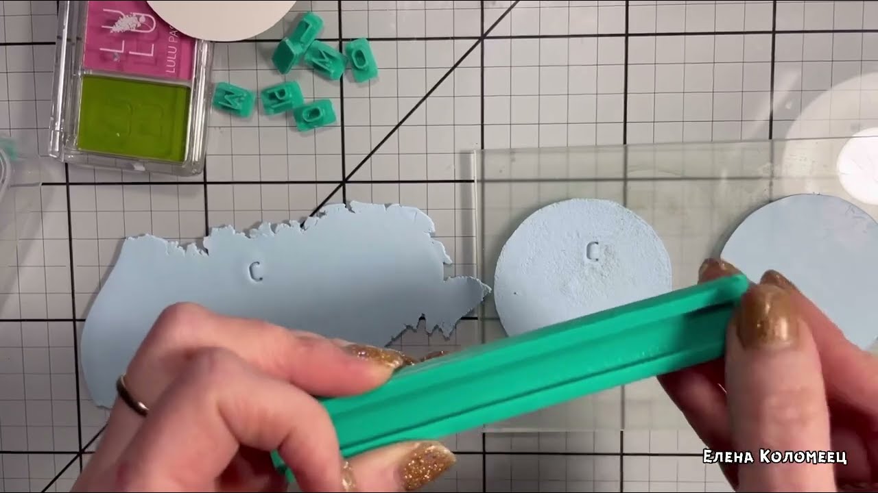 Подарок от Вероники / штампы и каттеры русского алфавита / новогодний декор