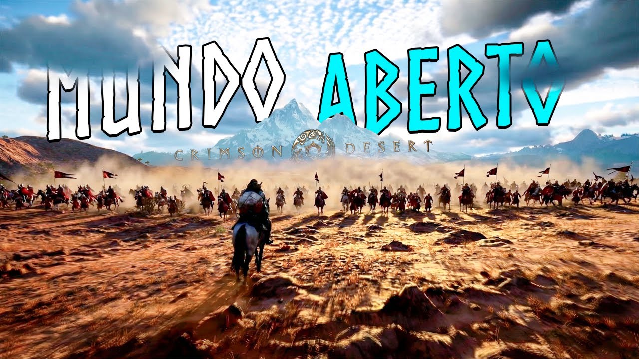 Achei que era só 'hype', mas o Crimson Desert é INSANO.