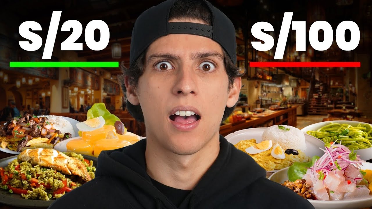 Probé un buffet de S/20 vs S/100