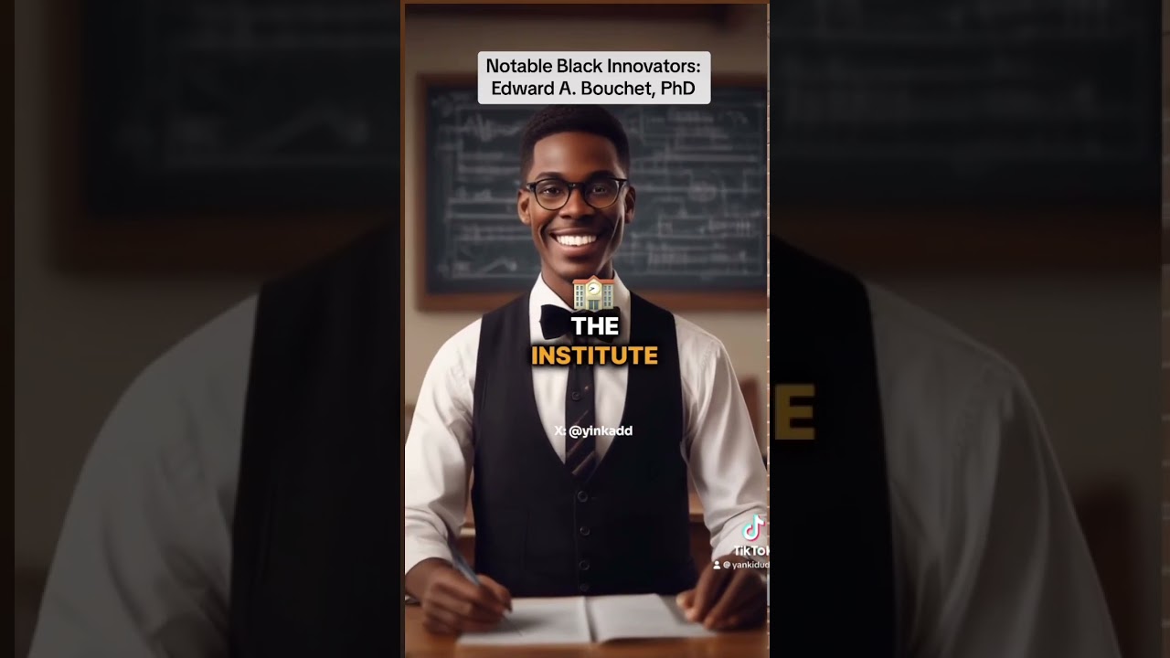 Black Innovators:&nbsp;Edward Bouchet, PhD, the first Black to earn a Ph.D. from any American university.