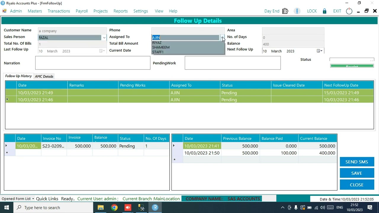 Riyalo customer follow up Report (English)