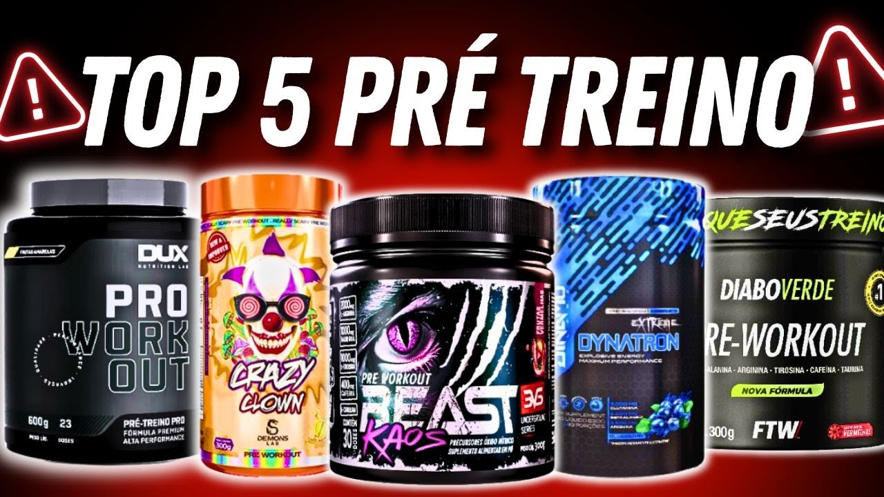 Eu Testei OS 5 MELHORES Pré Treinos DE 2025