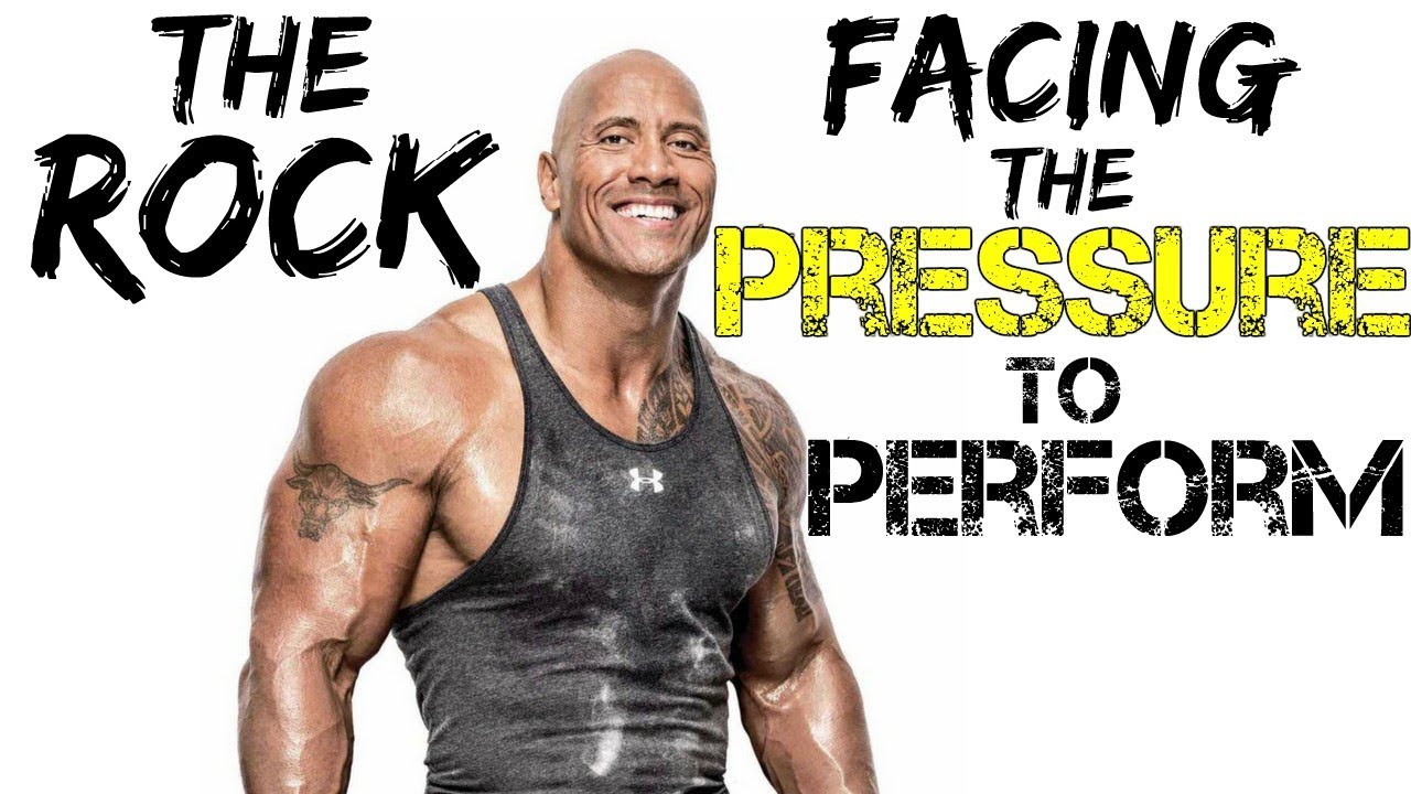 The Rock on Facing Pressure to Perform FULL SPEECH