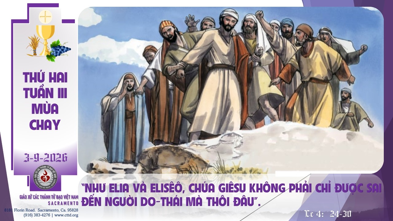 🔴Thánh Lễ  Trực Tuyến: Thứ Hai 3-9-2026 |  DÀNH CHO BỆNH NHÂN.