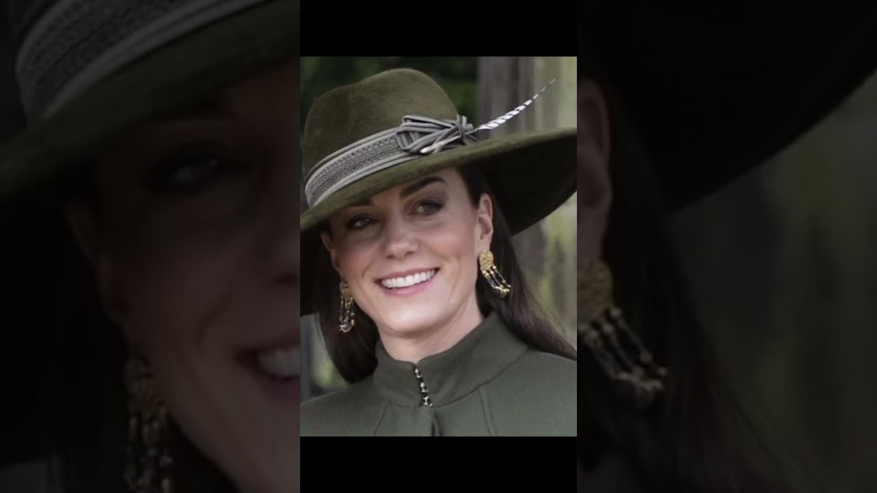 Princess of Wales,rewore a green Alexander McQueen coat dress for the royal family's Christmas 😇🇬🇧.