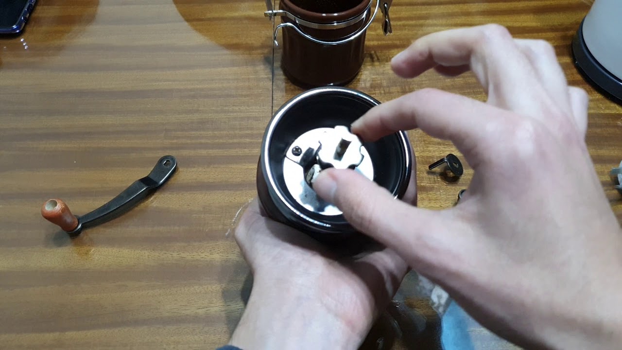 Como ajustar molinillo manual de manija