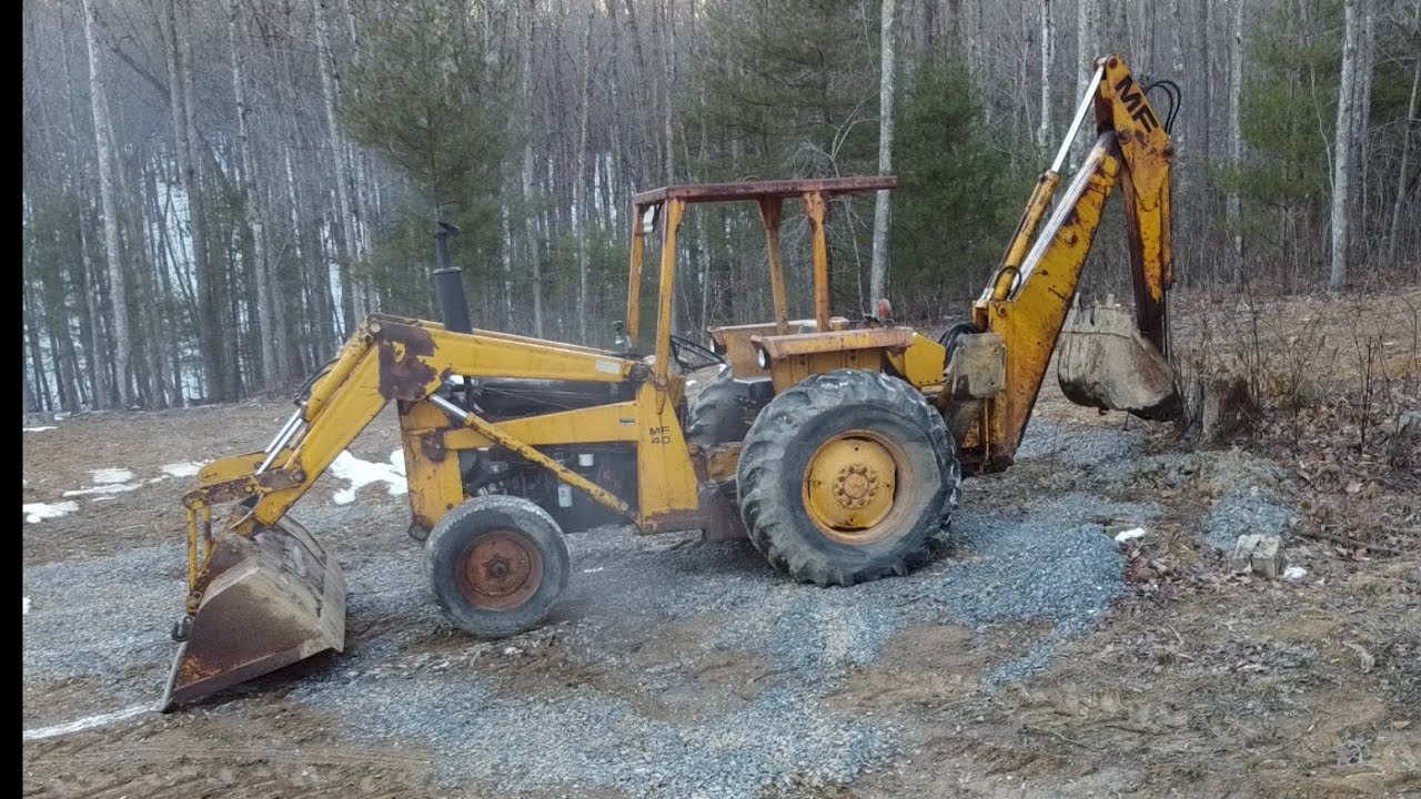 Fixing The Cheap Old Massey Ferguson Backhoe