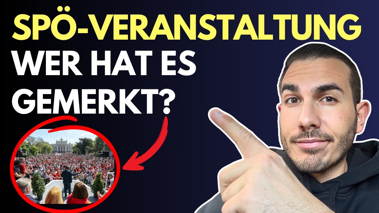 Die SP&Ouml; hat ein gro&szlig;es Problem am Tag der Arbeit (1. Mai)!