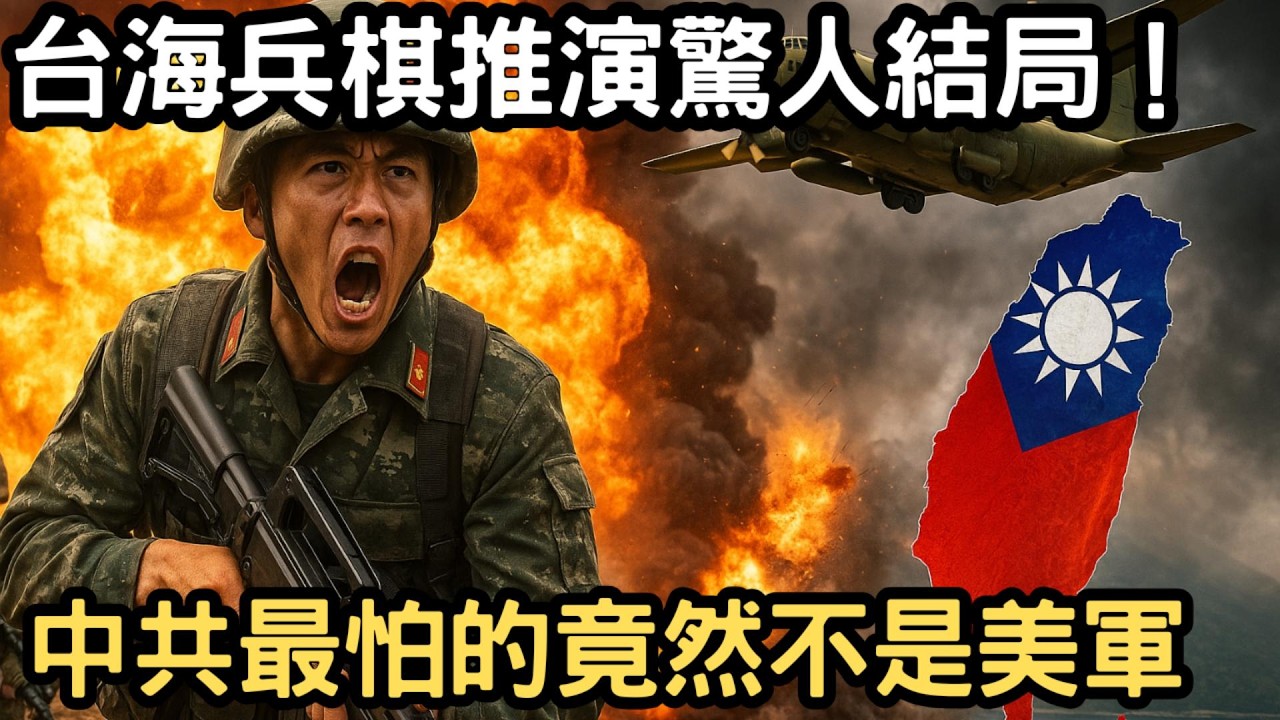 台海兵棋推演驚人結局！武統台灣第一天，北京最怕的竟不是美軍！意識覺醒