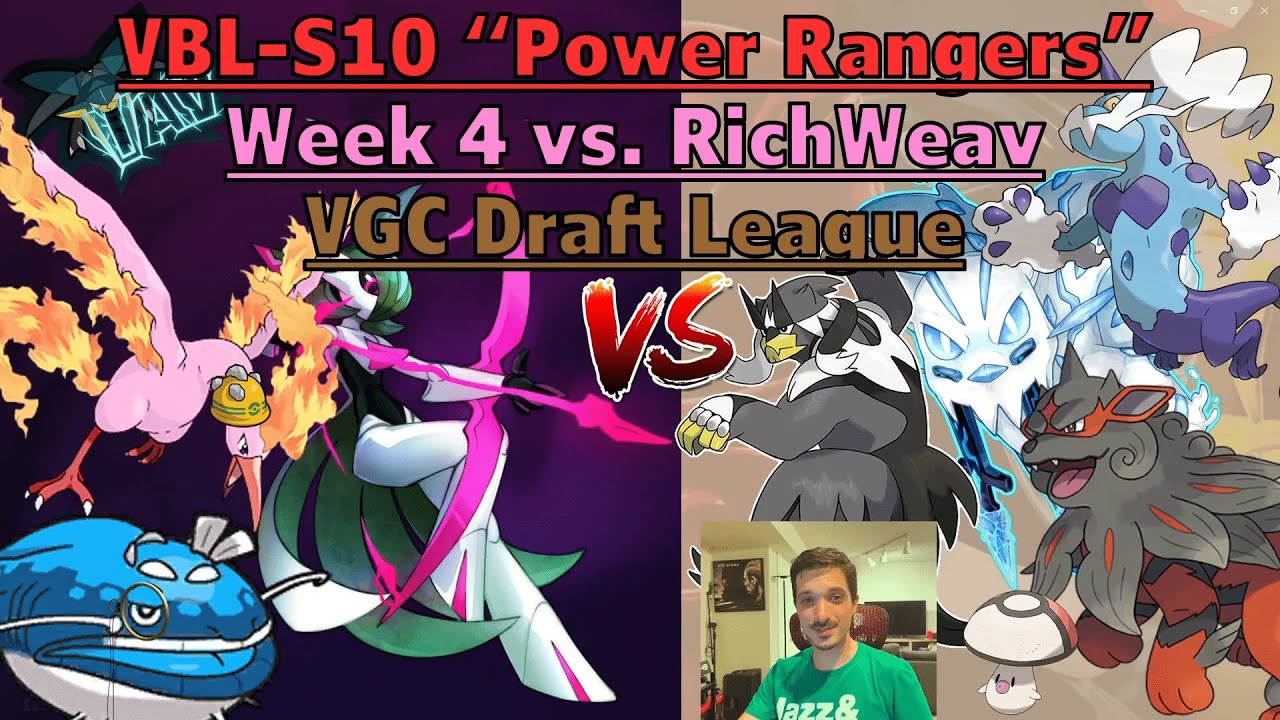 Rocky Helmet Moltres and the Enduring Flame | Power Rangers W4 vs. Richweav | VGC Draft League