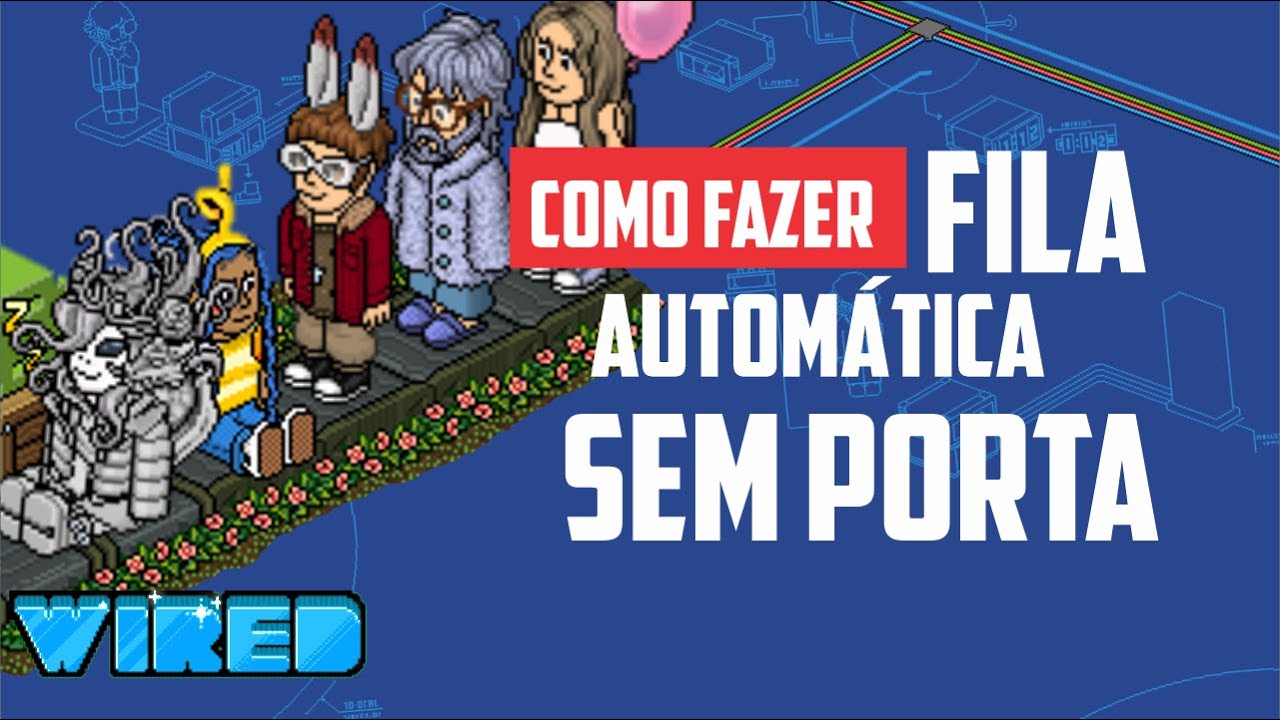 CRIANDO UMA FILA AUTOMATICA SEM PORTA NO HABBO | HABBLET