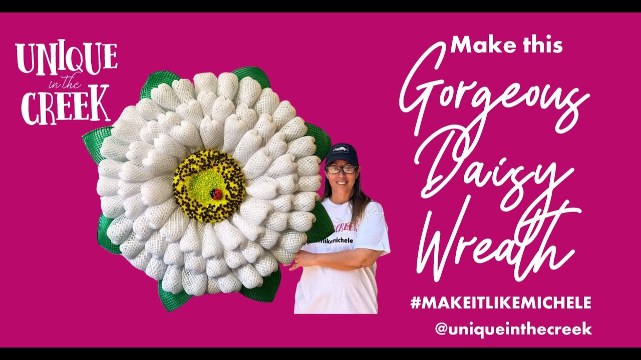 3D Daisy Petal | How to Create a Daisy Flower Wreath | UNIQUE IN THE CREEK LARGE BOARD | KIT 133