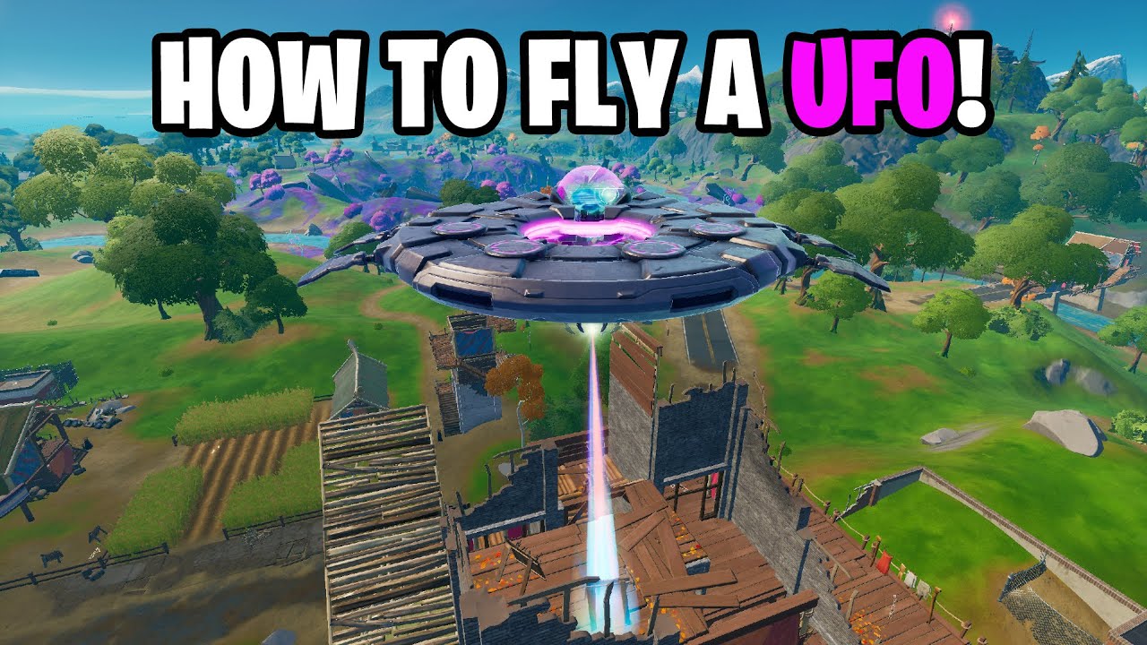How to FLY a UFO in Fortnite Season 7