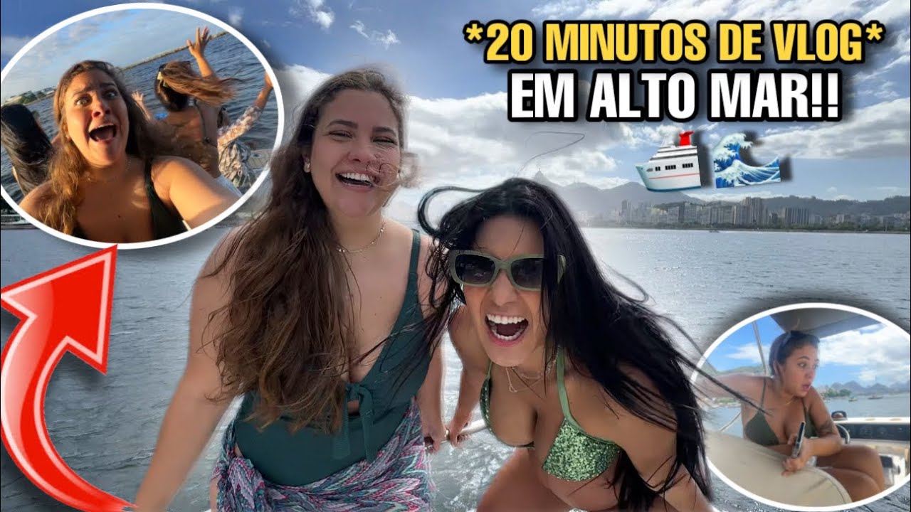 DESPEDIDA DO BARRIGÃO DA JAQUE SOBRINHO EM ALTO MAR!! 🛳️🌊 *20 minutos de vlog*