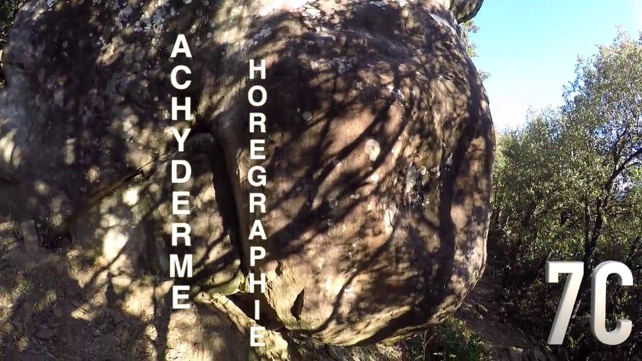 Pachyderme Choregraphie 7c ( Prieuré Lodève )