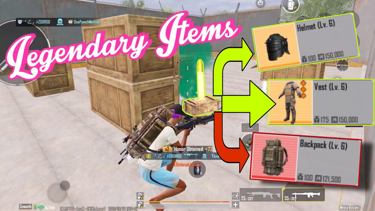 Got Legendary Items From Enemies- Pubg Mobile Metro Royale Mode Gameplay