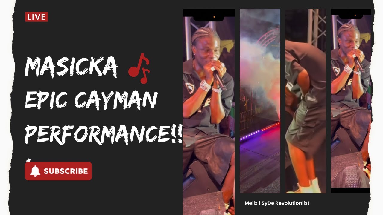 Masicka Shell Down Cayman!! Masicka is the King of Dancehall