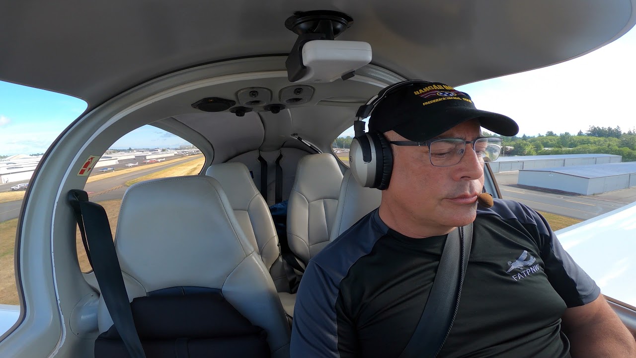 Flight to Sequim Valley (W28) on the Olympic Peninsula