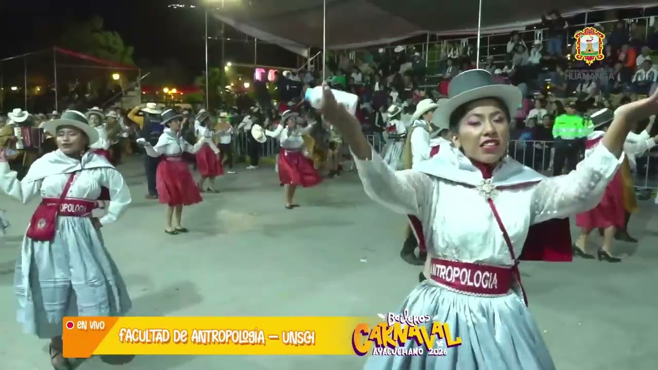 Comparsa Antropología Social de la UNSCH - Sábado de Carnaval Ayacuchano 2026