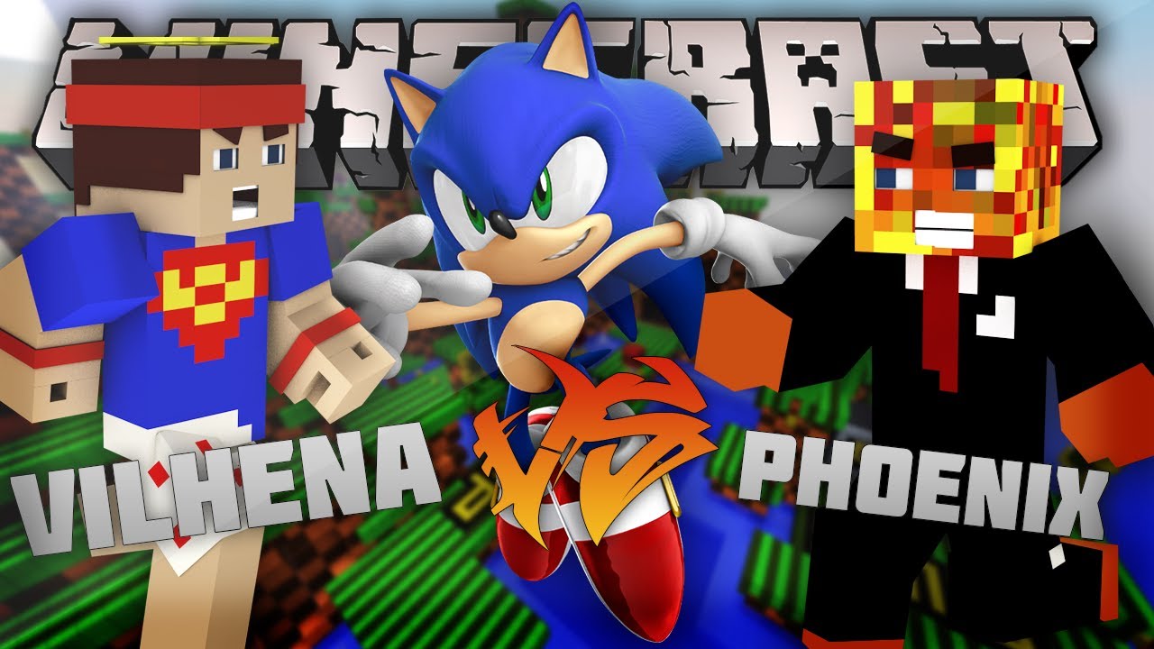 SONIC NO MINECRAFT?! - Ft. Vilhena (Minecraft)