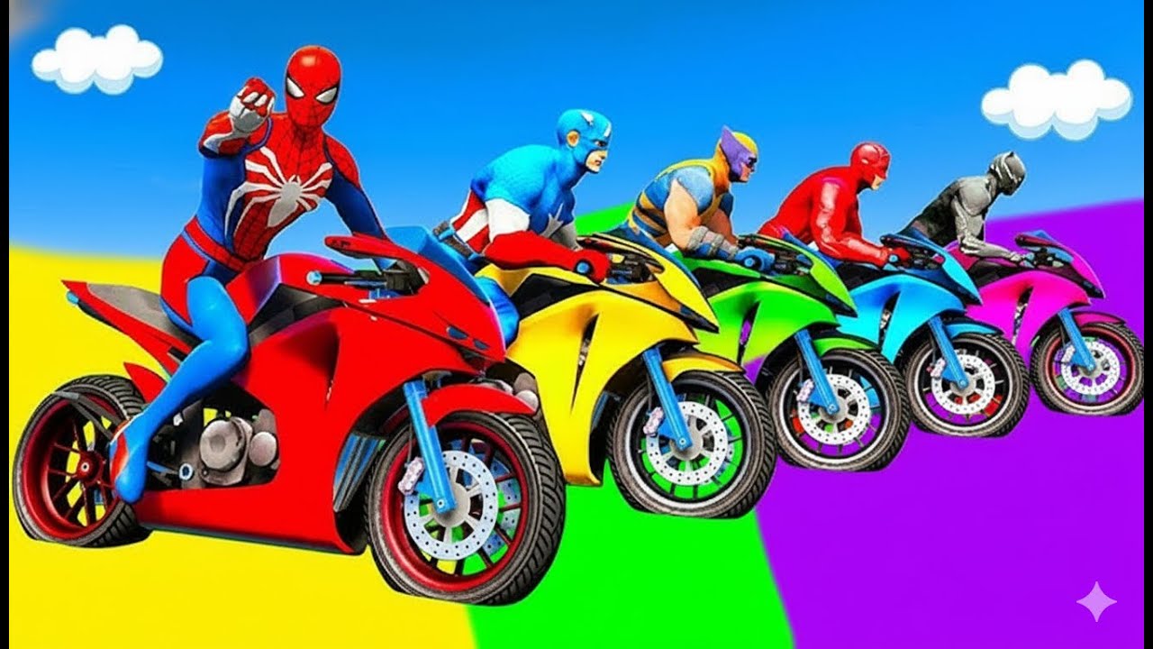 SPIDER-MAN Rescue TUNG TUNG TUNG SAHUR on Quad Bike in RAINBOW SPIDERS BRIDGE | GTA 5 MULTIVERSE