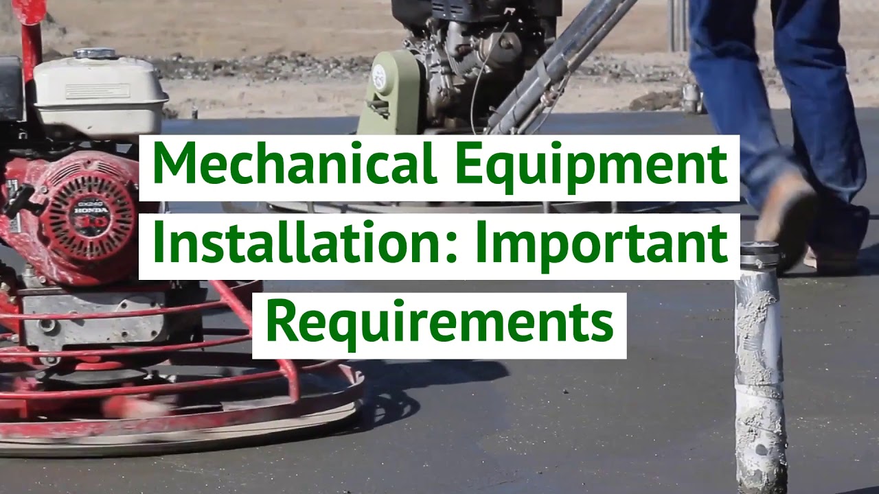 Mechanical Equipment Services | Industrial Equipment Installation, Setting