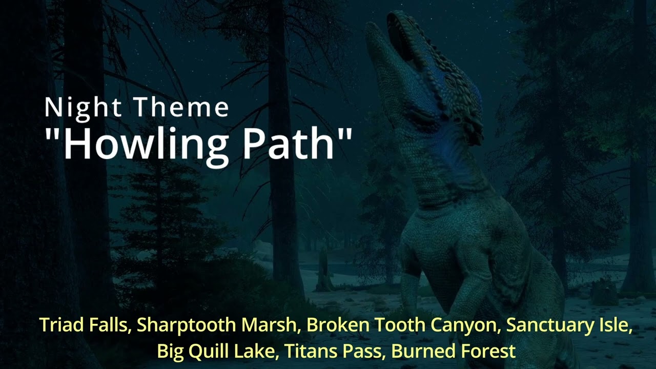 Howling Path - Path of Titans Soundtrack | Titans Pass, Triad Falls, Sharptooth Marsh, Burned Forest